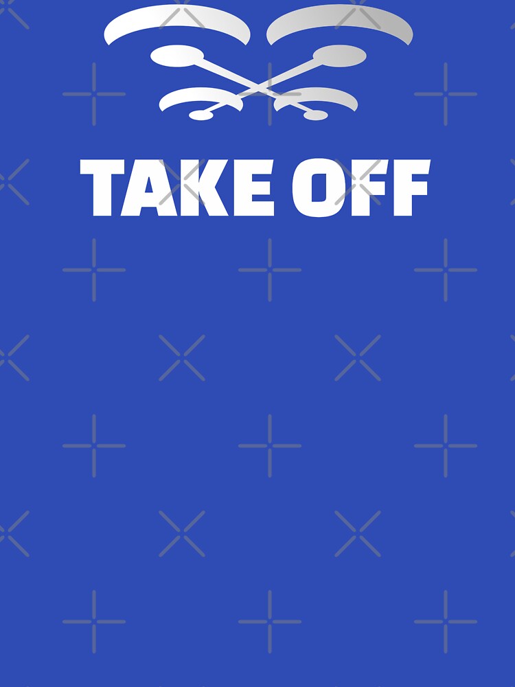 Thumbnail 7 of 7, Classic T-Shirt, Drone: Take Off designed and sold by Teesamust.