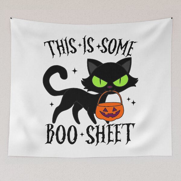 Item preview, This Is Some Boo Sheet Retro Halloween Costume Men Women designed and sold by Mayalogo.
