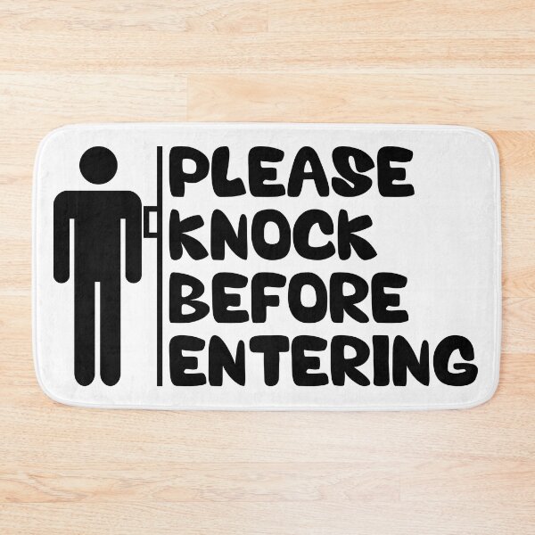 Item preview, Please Cnock Before Entering designed and sold by Stick-Artistry.