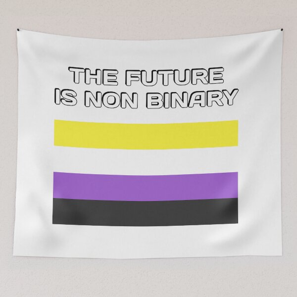 Item preview, The Future Is Non Binary  designed and sold by Inspirationmotivation.