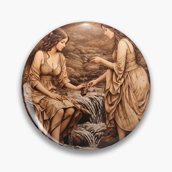 Item preview, River girls high resolution painting designed and sold by Easton designer.