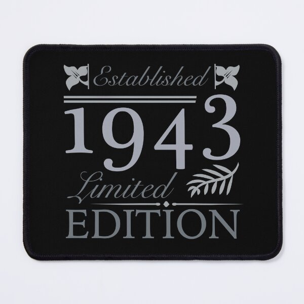 Item preview, Established 1943 80th Birthday designed and sold by thepixelgarden.
