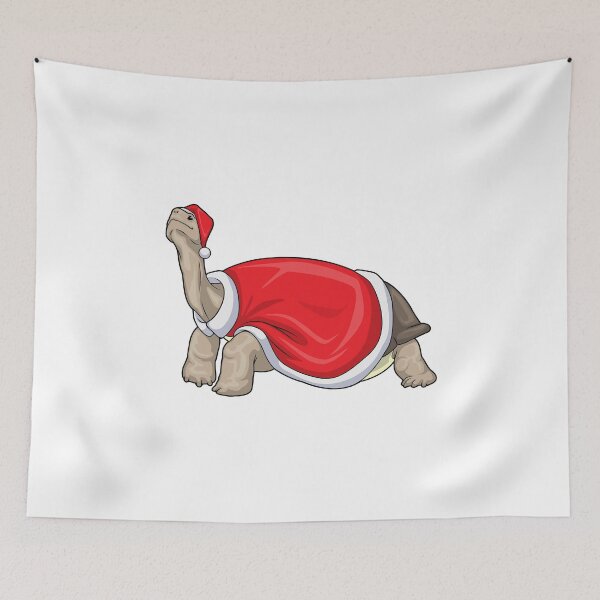 Item preview, Turtle Christmas Santa hat designed and sold by Snabdesign84.