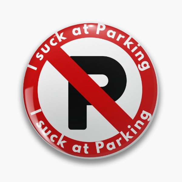 Item preview, I Suck at Parking Sticker designed and sold by OnPointWear.
