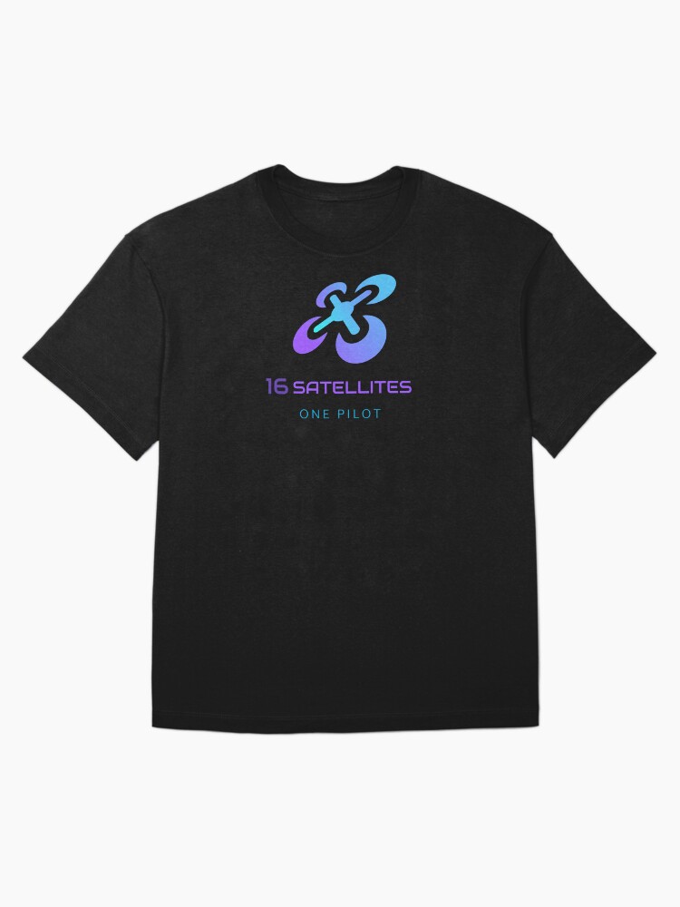 Thumbnail 3 of 7, Oversized T-Shirt, Drone: 16 Satellites, One Pilot designed and sold by Teesamust.