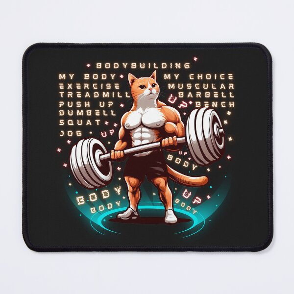 Item preview, Cat slave - The Muscular cat - Cat meme designed and sold by mamacub.