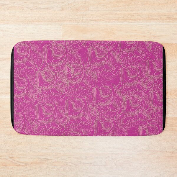 Item preview, Topography pattern - Topographic pink and gold abstract groups designed and sold by KMCYZ.