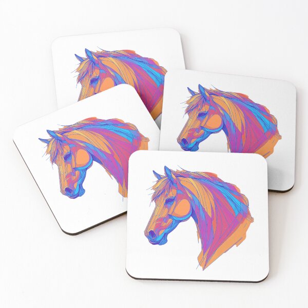 Item preview, Colorful Horse Head designed and sold by Dominik1984.