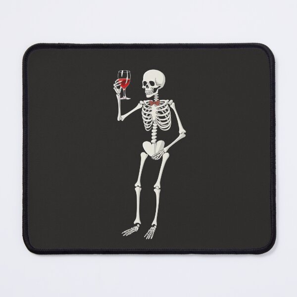 Item preview, Skeleton with a wine glass designed and sold by FR--Studio.