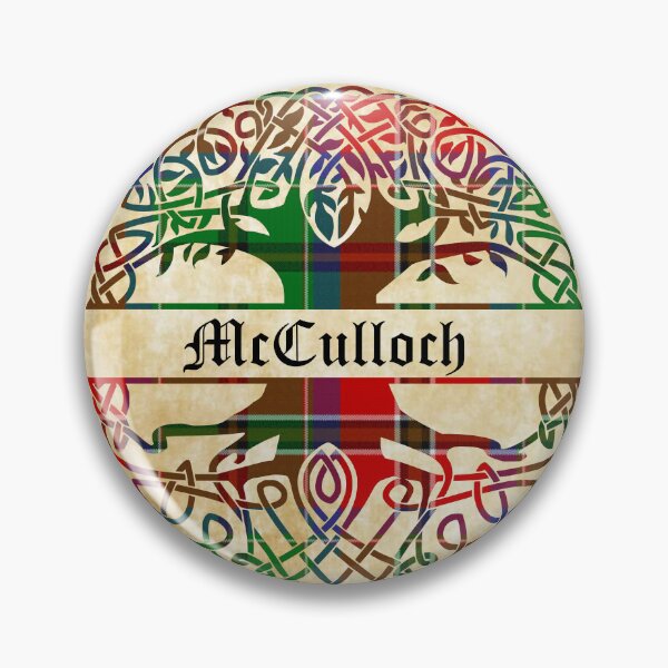 Item preview, McCulloch Tree of Life Clan Scottish Surname tartan designed and sold by BagTown Clans.