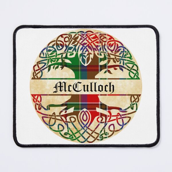 Item preview, McCulloch Tree of Life Clan Scottish Surname tartan designed and sold by BagTown Clans.