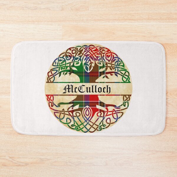Item preview, McCulloch Tree of Life Clan Scottish Surname tartan designed and sold by BagTown Clans.