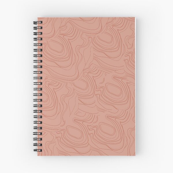 Item preview, Topography pattern - Topographic peach and bronze abstract groups designed and sold by KMCYZ.