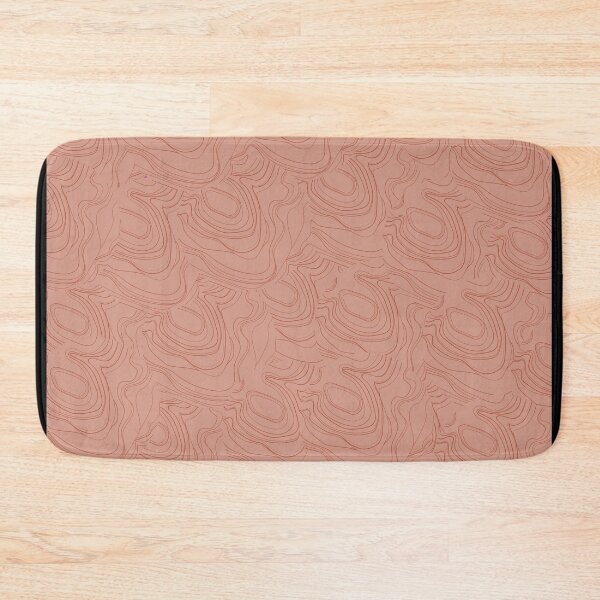 Item preview, Topography pattern - Topographic peach and bronze abstract groups designed and sold by KMCYZ.