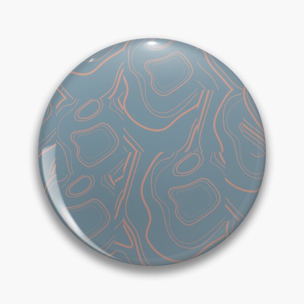 Item preview, Topography pattern - Topographic blue and bronze abstract groups designed and sold by KMCYZ.
