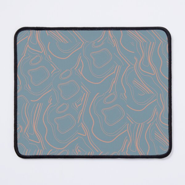 Item preview, Topography pattern - Topographic blue and bronze abstract groups designed and sold by KMCYZ.