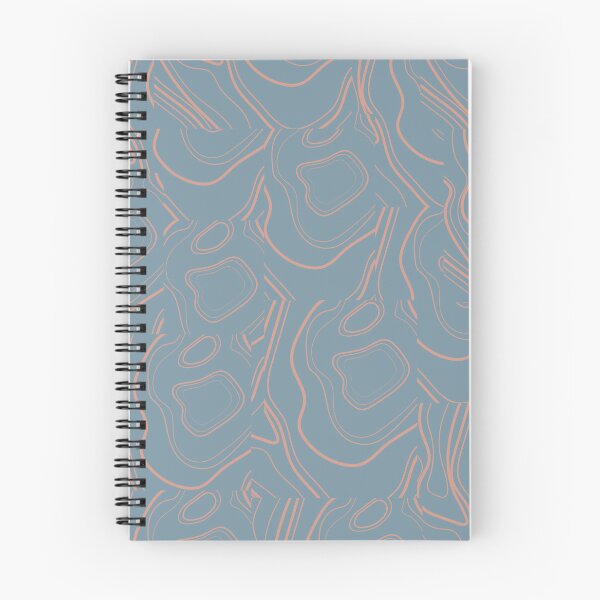 Item preview, Topography pattern - Topographic blue and bronze abstract groups designed and sold by KMCYZ.
