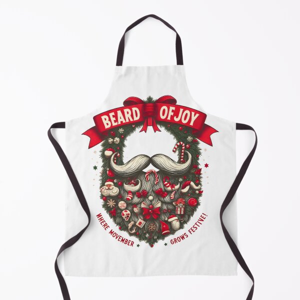 Item preview, Festive Beard Wreath: Vintage Holiday Decor designed and sold by Abystoic.