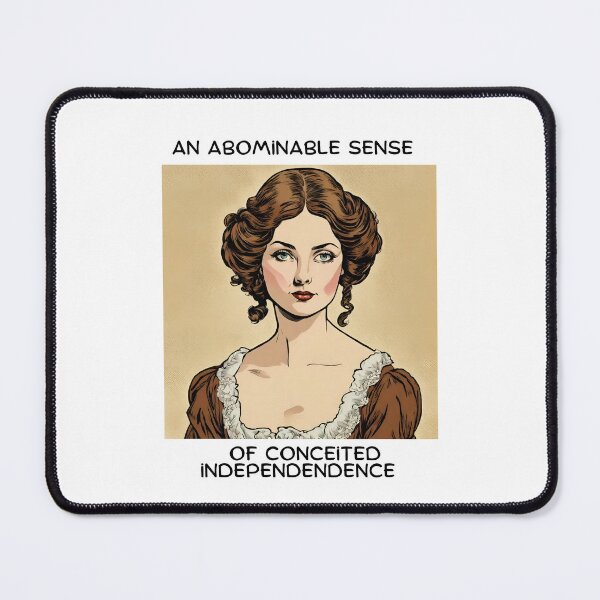 Item preview, Abominable Sense of Independence Jane Austen Pop Art designed and sold by stargazerhill.