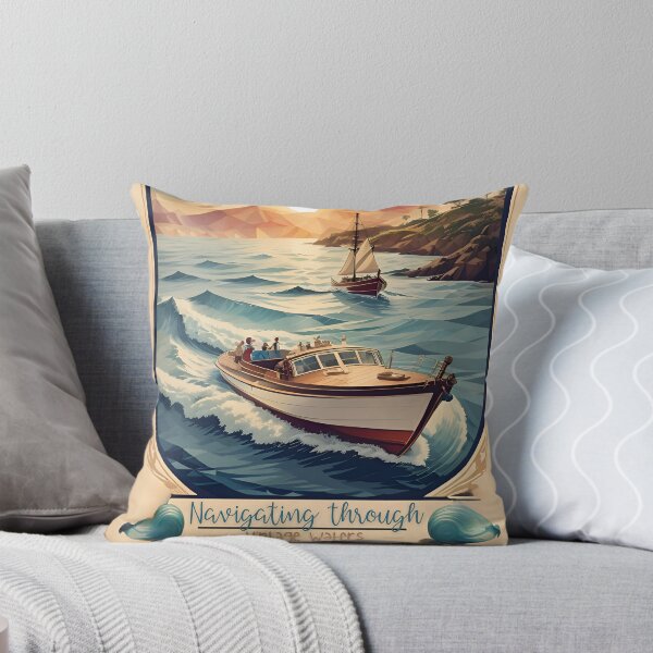 Item preview, Vintage Ocean Poster: Navigating Through Vintage Waters designed and sold by Ceemko's Vintage Corner.