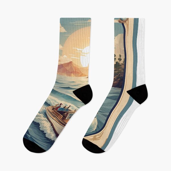 Item preview, Vintage Ocean Poster: Navigating Through Vintage Waters designed and sold by Ceemko's Vintage Corner.