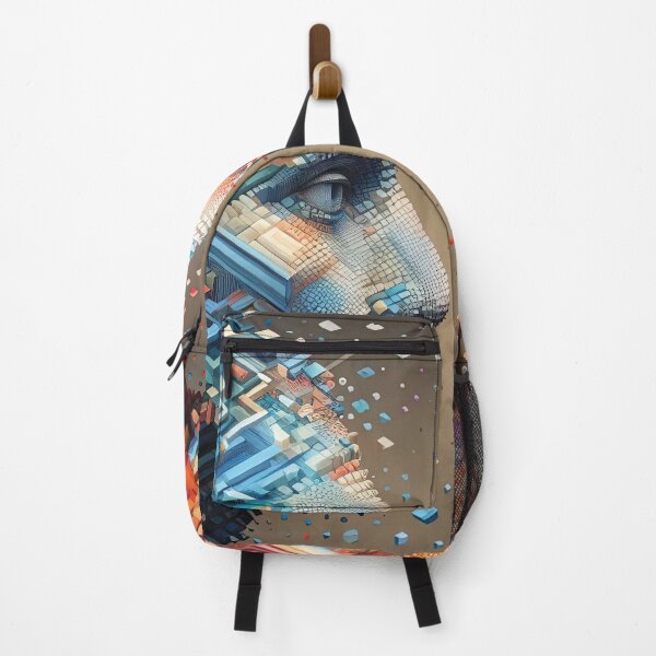 Item preview, Soulmates. Portrait made up of 3D Shapes designed and sold by AtithasosTragos.