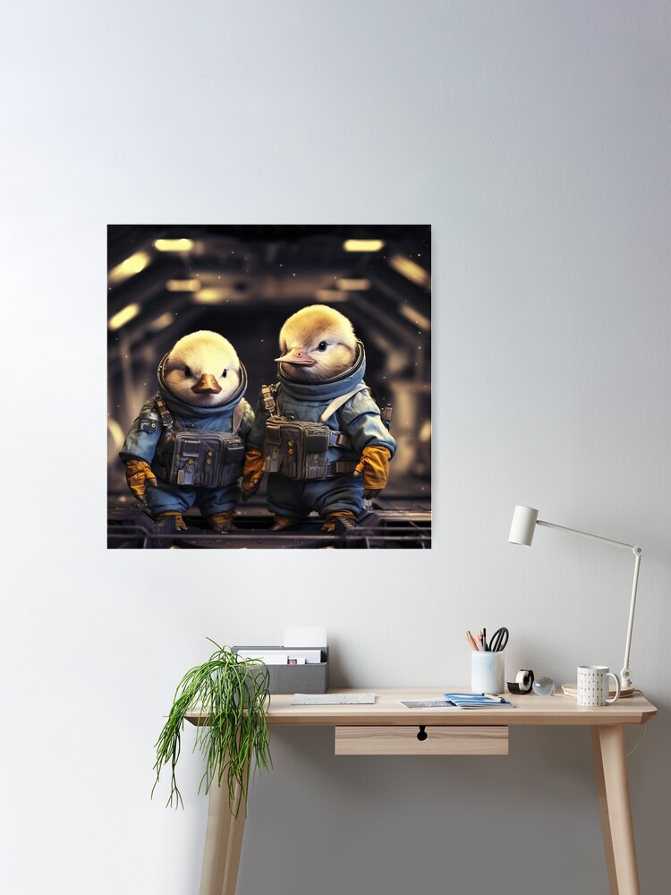 Tiny ducks in space Poster for Sale by Brendon987