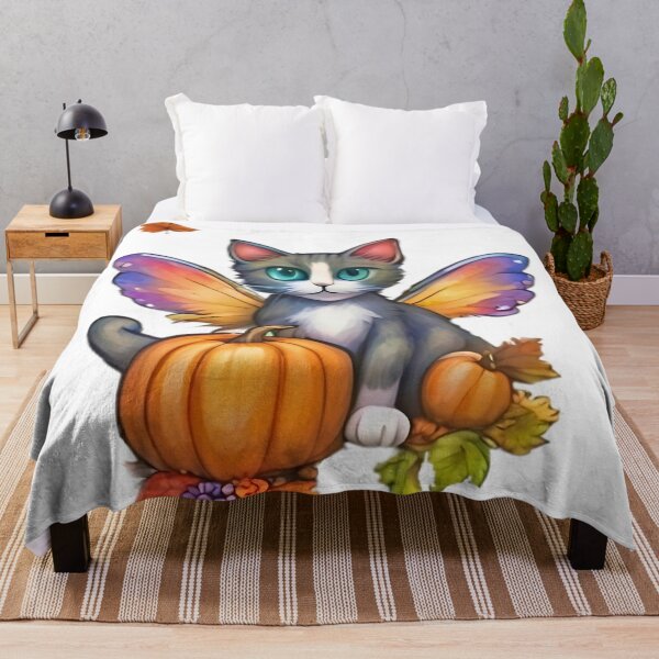 Item preview,  Fall Fairy Cat No. 005 designed and sold by FaerieFusion.