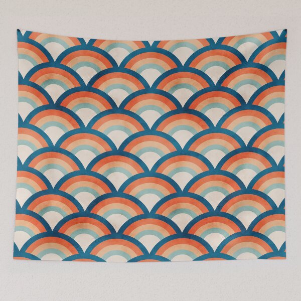 Item preview, Watercolor Retro Pattern designed and sold by stringtheories.