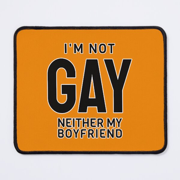 Item preview, I'm not gay, neither my boyfriend - in black designed and sold by gayishdesign.
