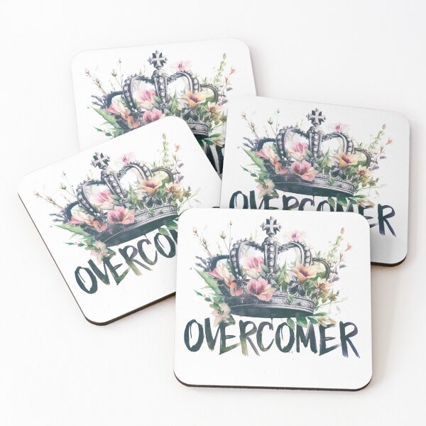 Item preview, Overcomer, Victory Crown with Flowers designed and sold by Faithloveshop.