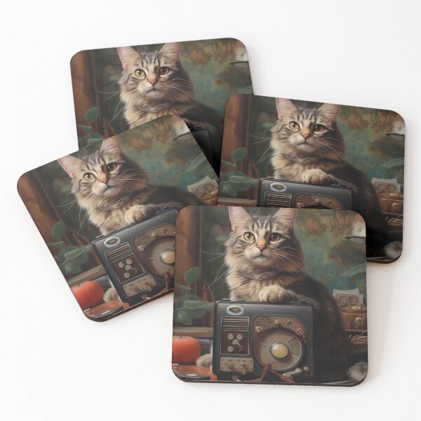 Item preview, The Radio DJ Cat designed and sold by Negronbebe.