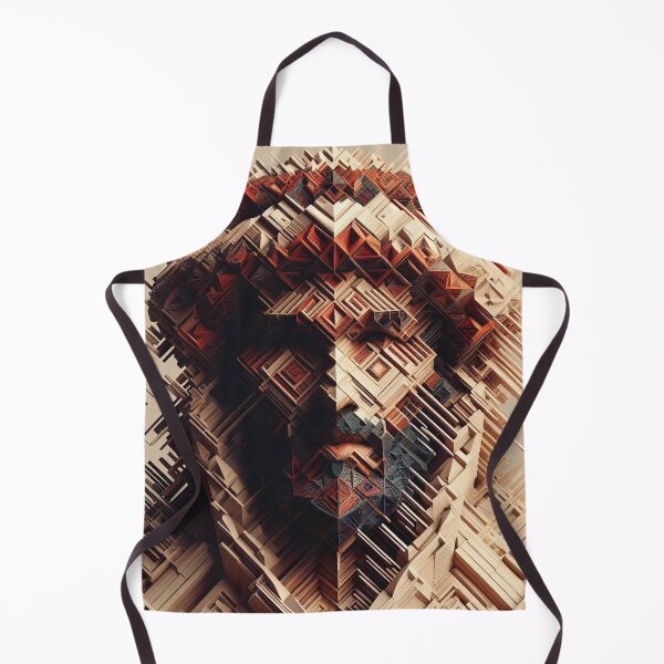 Item preview, Bedouin Portrait made up of 3D Shapes designed and sold by AtithasosTragos.