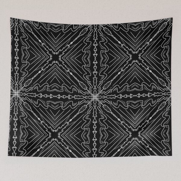Item preview, Black and white cross abstract  designed and sold by Lexirunnion.