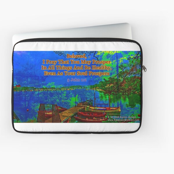 Beloved I pray that you may prosper in all things Laptop Sleeve