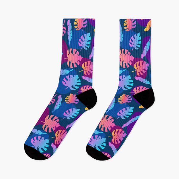 Item preview, Colorful Tropical Monstera Leaves designed and sold by stringtheories.