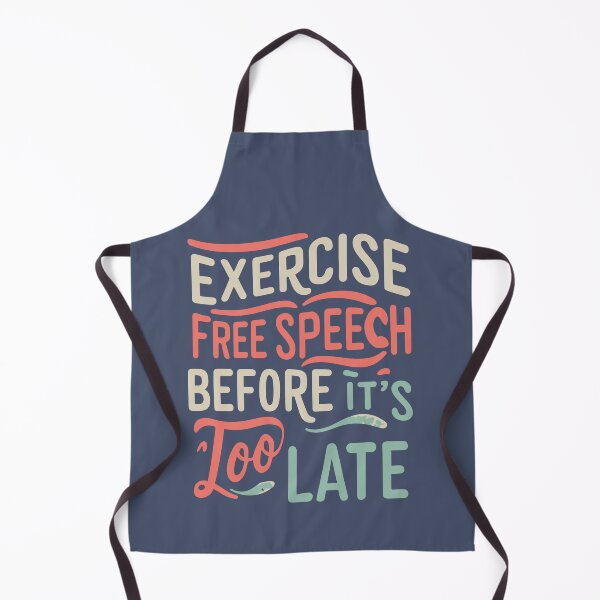 Item preview, Exercise Free Speech Typography: A Timely Message designed and sold by TrendyArtInk.