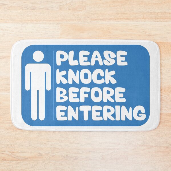 Item preview, Please Cnock Before Entering Sign designed and sold by Stick-Artistry.