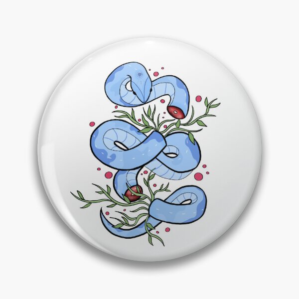 Item preview, Blue snake  designed and sold by elluuu.