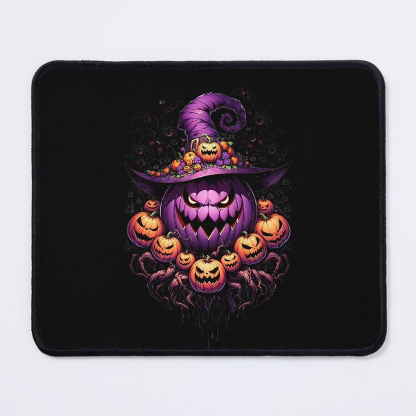 Item preview, Purple Scary Haloween Pumpkin, With Orange Friends , Halloween Gifts designed and sold by Lucytheory.
