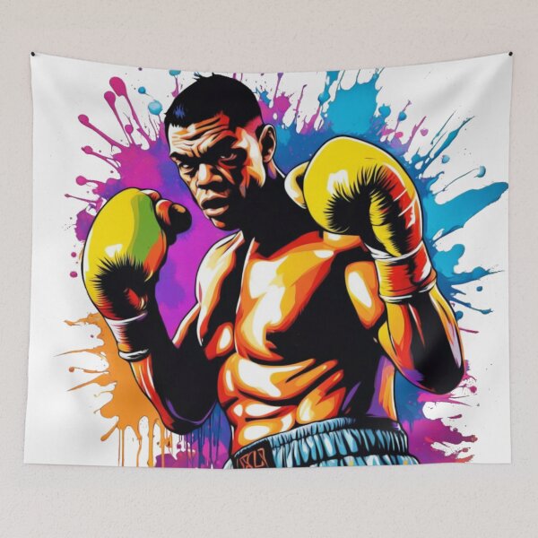 Item preview, Warrior's Artistry: Boxer in Painted Combat designed and sold by javaoverride.