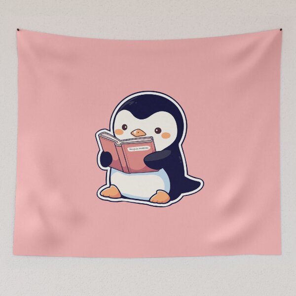 Item preview, Cute Bookish Penguin  designed and sold by RetroPrints.