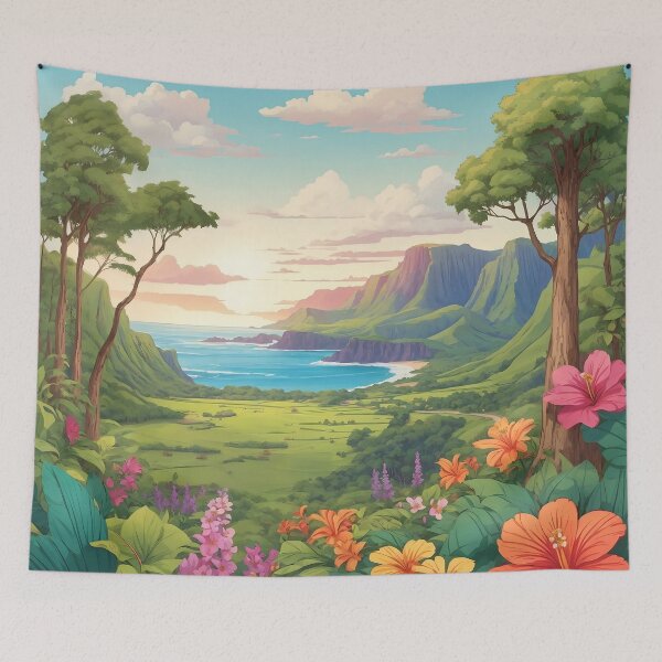 Item preview, Hawaiian islands designed and sold by Neranchara.