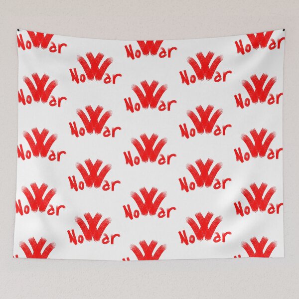 Item preview, no war in silhouette, peace themed graphic design,   designed and sold by ironpalette.