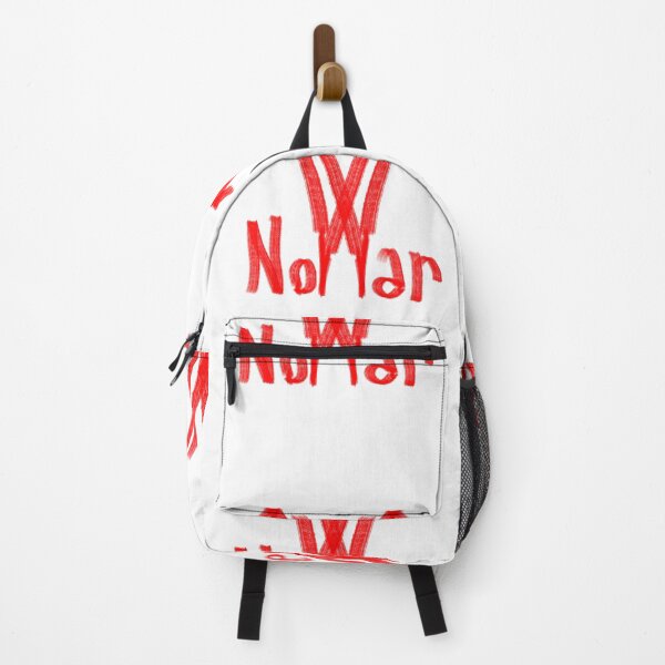 Item preview, no war in silhouette, peace themed graphic design, designed and sold by ironpalette.