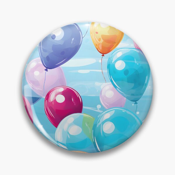 Item preview, Colorful Balloons Pattern designed and sold by SamDoesDesign.