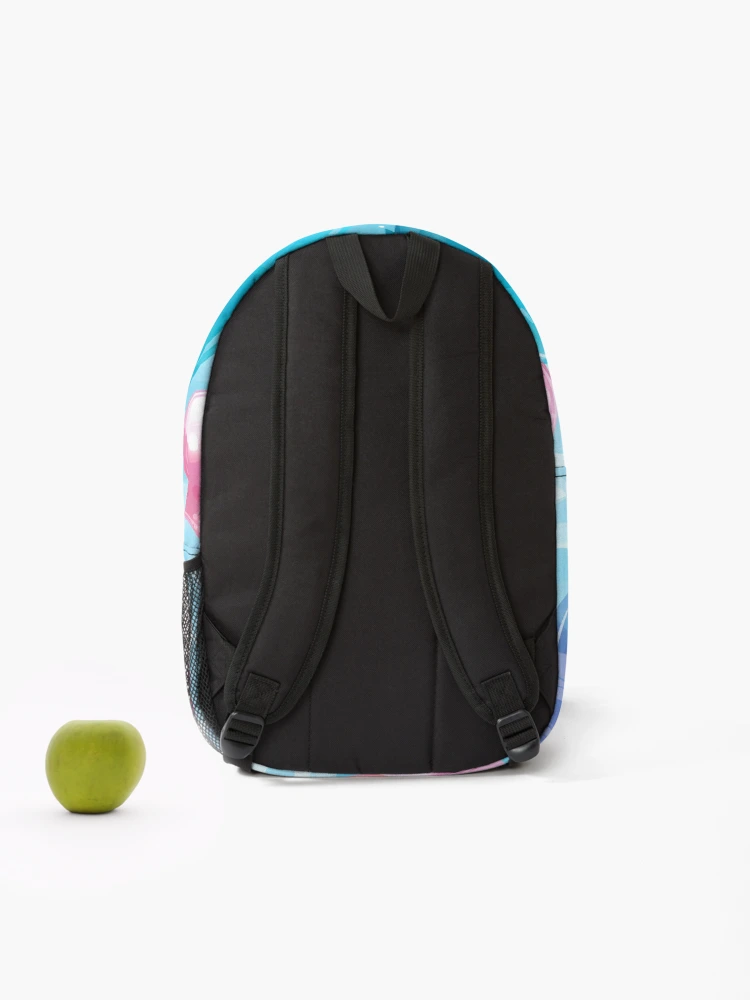 Thumbnail 2 of 3, Backpack, Colorful Balloons Pattern designed and sold by SamDoesDesign.