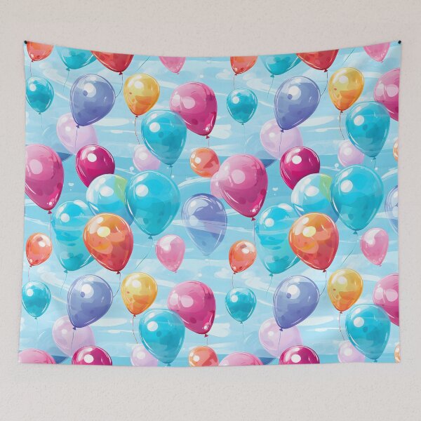 Item preview, Colorful Balloons Pattern designed and sold by SamDoesDesign.
