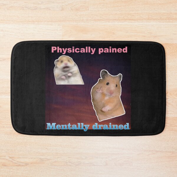 Item preview, Physically Pained Meme Hamster designed and sold by oko-designs.