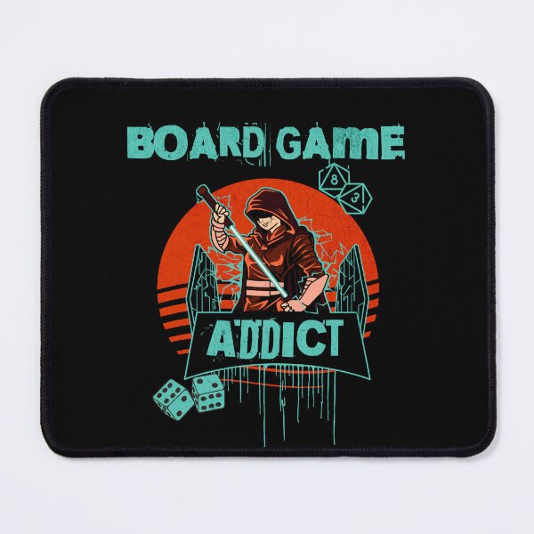 Item preview, Board Game Addict designed and sold by VolpePixelArts.